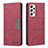 Leather Case Stands Flip Cover Holder B01F for Samsung Galaxy A53 5G Red