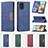 Leather Case Stands Flip Cover Holder B01F for Samsung Galaxy A71 4G A715