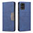 Leather Case Stands Flip Cover Holder B01F for Samsung Galaxy A71 4G A715 Blue