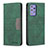 Leather Case Stands Flip Cover Holder B01F for Samsung Galaxy A72 4G Green