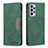 Leather Case Stands Flip Cover Holder B01F for Samsung Galaxy A73 5G Green