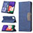 Leather Case Stands Flip Cover Holder B01F for Samsung Galaxy F42 5G