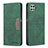 Leather Case Stands Flip Cover Holder B01F for Samsung Galaxy F42 5G Green