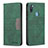 Leather Case Stands Flip Cover Holder B01F for Samsung Galaxy M11 Green