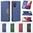 Leather Case Stands Flip Cover Holder B01F for Samsung Galaxy S20 FE (2022) 5G