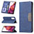 Leather Case Stands Flip Cover Holder B01F for Samsung Galaxy S20 FE (2022) 5G