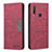 Leather Case Stands Flip Cover Holder B01F for Vivo Y11 Red