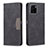 Leather Case Stands Flip Cover Holder B01F for Vivo Y32t Black
