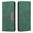 Leather Case Stands Flip Cover Holder B01F for Xiaomi Poco F3 5G Green