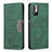 Leather Case Stands Flip Cover Holder B01F for Xiaomi POCO M3 Pro 5G Green