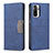 Leather Case Stands Flip Cover Holder B01F for Xiaomi Redmi Note 10 4G