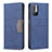 Leather Case Stands Flip Cover Holder B01F for Xiaomi Redmi Note 10 5G