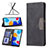 Leather Case Stands Flip Cover Holder B01F for Xiaomi Redmi Note 11 4G (2022)