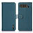 Leather Case Stands Flip Cover Holder B01H for Asus ROG Phone 5 Pro Green