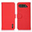 Leather Case Stands Flip Cover Holder B01H for Asus ROG Phone 5 Ultimate Red