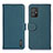 Leather Case Stands Flip Cover Holder B01H for Asus Zenfone 8 ZS590KS Green
