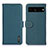 Leather Case Stands Flip Cover Holder B01H for Google Pixel 7 Pro 5G Green