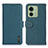 Leather Case Stands Flip Cover Holder B01H for Motorola Moto Edge 40 5G Green
