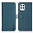 Leather Case Stands Flip Cover Holder B01H for Motorola Moto G100 5G Green