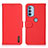 Leather Case Stands Flip Cover Holder B01H for Motorola Moto G31 Red