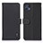 Leather Case Stands Flip Cover Holder B01H for Motorola Moto G50 5G Black