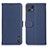 Leather Case Stands Flip Cover Holder B01H for Motorola Moto G50 5G Blue