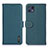 Leather Case Stands Flip Cover Holder B01H for Motorola Moto G50 5G Green
