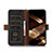 Leather Case Stands Flip Cover Holder B01H for Nokia C12 Plus