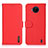 Leather Case Stands Flip Cover Holder B01H for Nokia C20 Plus Red