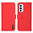 Leather Case Stands Flip Cover Holder B01H for OnePlus 9RT 5G Red