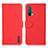 Leather Case Stands Flip Cover Holder B01H for OnePlus Nord CE 5G Red