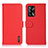 Leather Case Stands Flip Cover Holder B01H for Oppo A95 4G Red