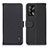 Leather Case Stands Flip Cover Holder B01H for Oppo F19s Black