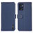 Leather Case Stands Flip Cover Holder B01H for Oppo Find X5 Lite 5G Blue