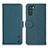 Leather Case Stands Flip Cover Holder B01H for Oppo K9 Pro 5G Green