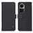 Leather Case Stands Flip Cover Holder B01H for Oppo Reno10 5G