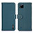 Leather Case Stands Flip Cover Holder B01H for Realme C20A Green