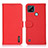 Leather Case Stands Flip Cover Holder B01H for Realme C21 Red