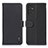 Leather Case Stands Flip Cover Holder B01H for Samsung Galaxy A04s Black