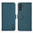 Leather Case Stands Flip Cover Holder B01H for Samsung Galaxy A04s Green