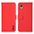 Leather Case Stands Flip Cover Holder B01H for Samsung Galaxy A22 5G SC-56B Red