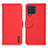 Leather Case Stands Flip Cover Holder B01H for Samsung Galaxy M32 4G Red