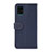 Leather Case Stands Flip Cover Holder B01H for Samsung Galaxy M40S Blue