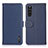 Leather Case Stands Flip Cover Holder B01H for Sony Xperia 10 III Lite Blue