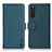 Leather Case Stands Flip Cover Holder B01H for Sony Xperia 10 III Lite Green