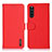 Leather Case Stands Flip Cover Holder B01H for Sony Xperia 10 III SO-52B Red