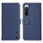 Leather Case Stands Flip Cover Holder B01H for Sony Xperia 10 IV SO-52C Blue