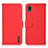 Leather Case Stands Flip Cover Holder B01H for Sony Xperia Ace III SO-53C Red