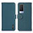 Leather Case Stands Flip Cover Holder B01H for Vivo V21e 5G