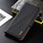 Leather Case Stands Flip Cover Holder B01H for Vivo Y20a Black